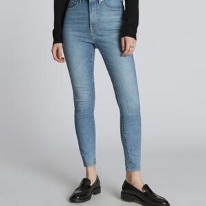 Everlane Way High Skinny Jeans - Light Wash Size 28 Crop Short